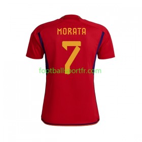 Tenue Espagne MORATA 7 Domicile World Cup 2022 Maillot de Foot